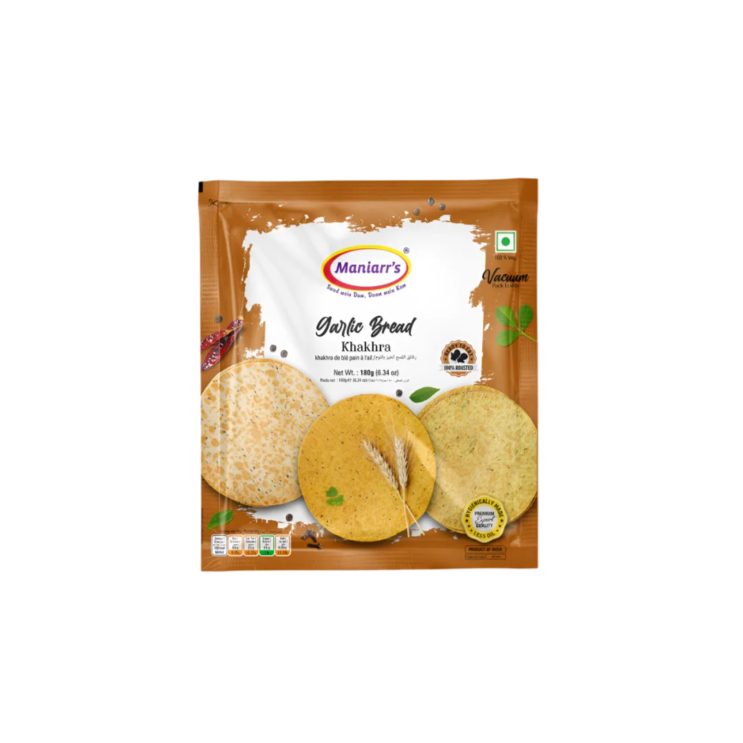 Maniarr's Maniarr's Garlic Bread Khakhra 180g 180g